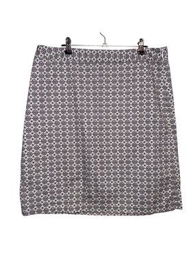 Gap Womens Black & White Geometric Print Skirt Size 12